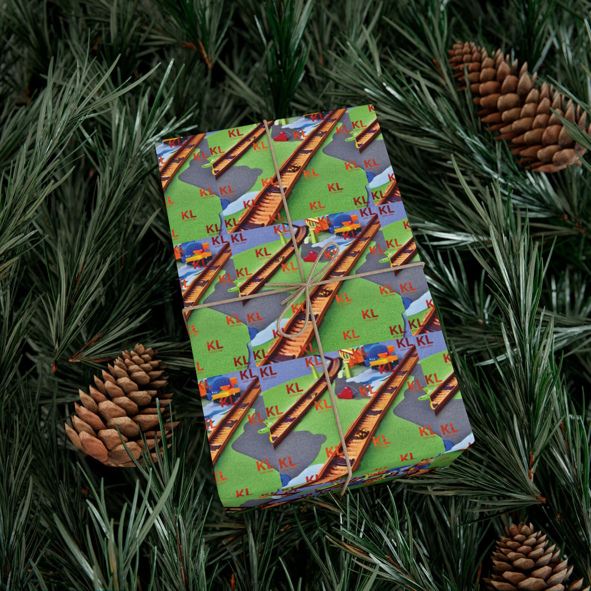 KL Train Tracks - Gift Wrap Papers