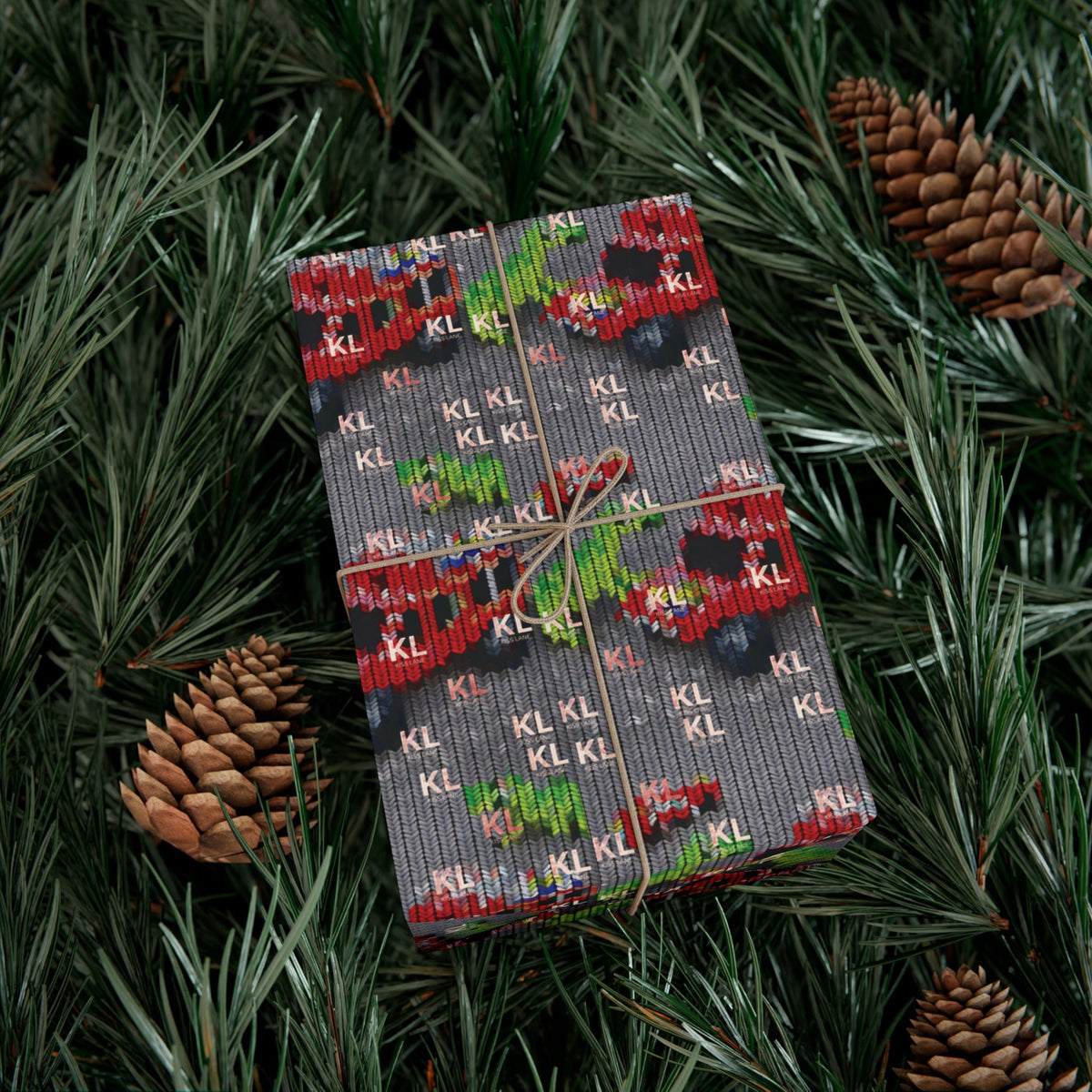 KL Kids Dinosaur & Truck Gift Wrap Paper