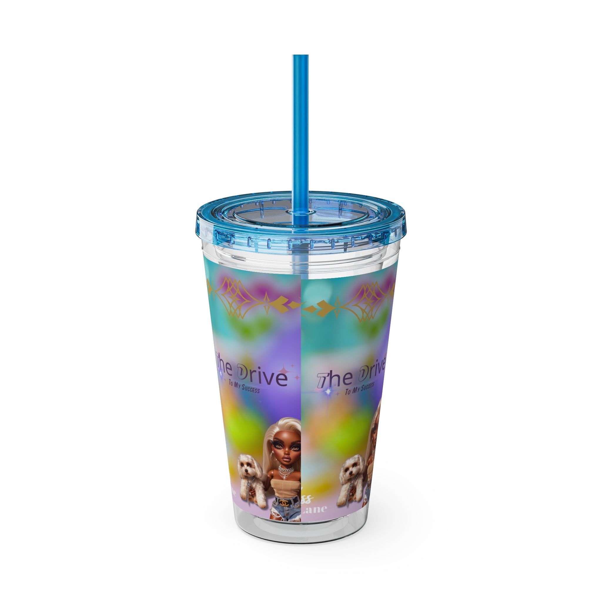 KL Sunsplash Tumbler with Straw, 16oz