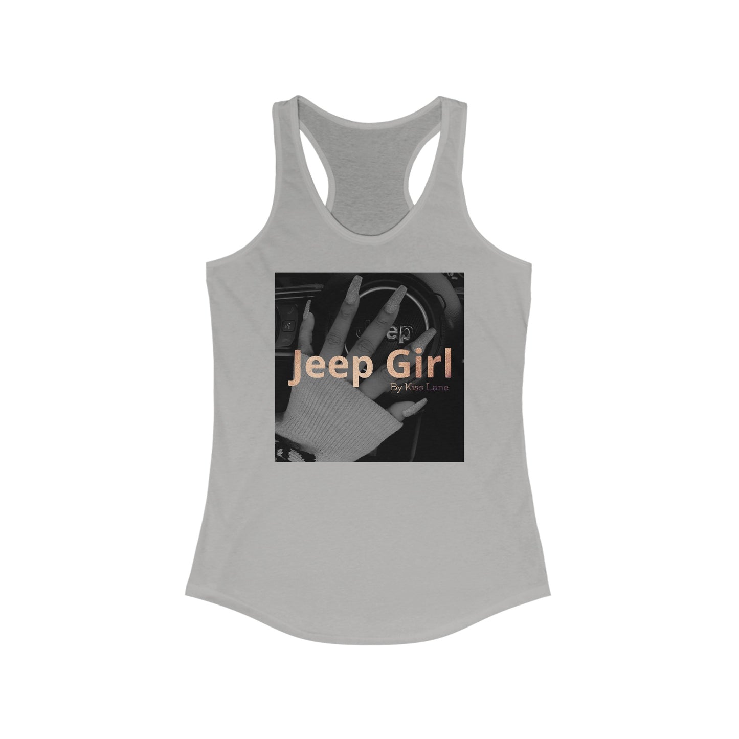 Jeep Girl Hand by Kiss Lane Racerback Tank