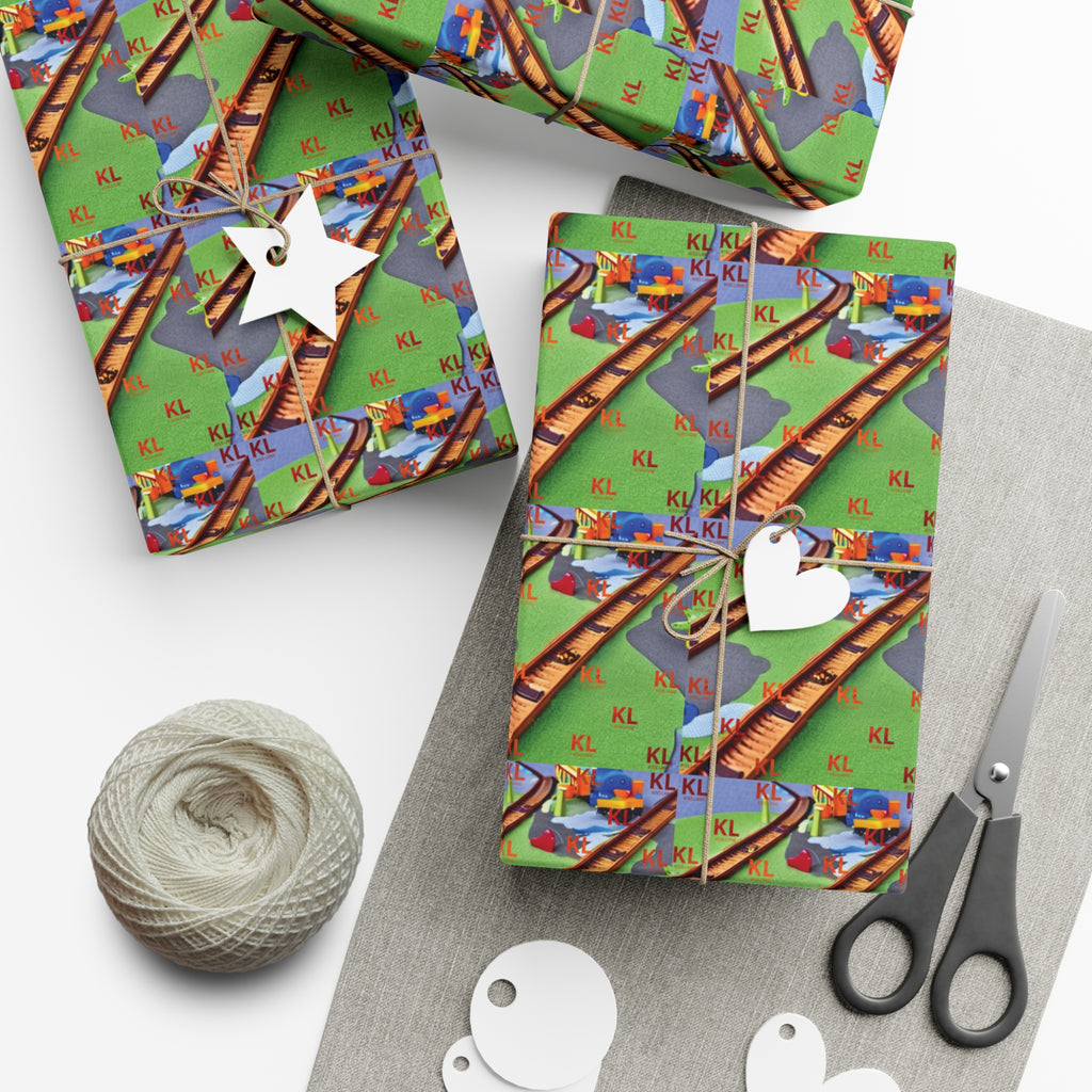 Train Tracks - Gift Wrap Papers
