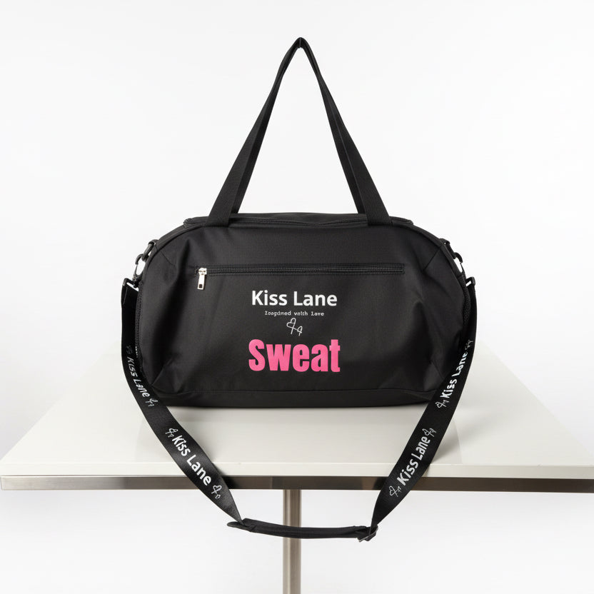 Kiss Lane Sweat Gym Duffel Bag | Stylish Fitness & Travel Bag