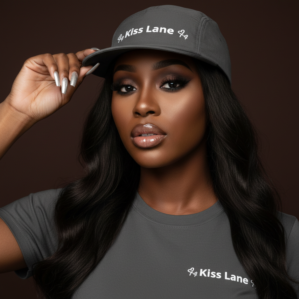 Kiss Lane Signature 5-Panel Hat | Lightweight Water-Resistant Unisex Cap