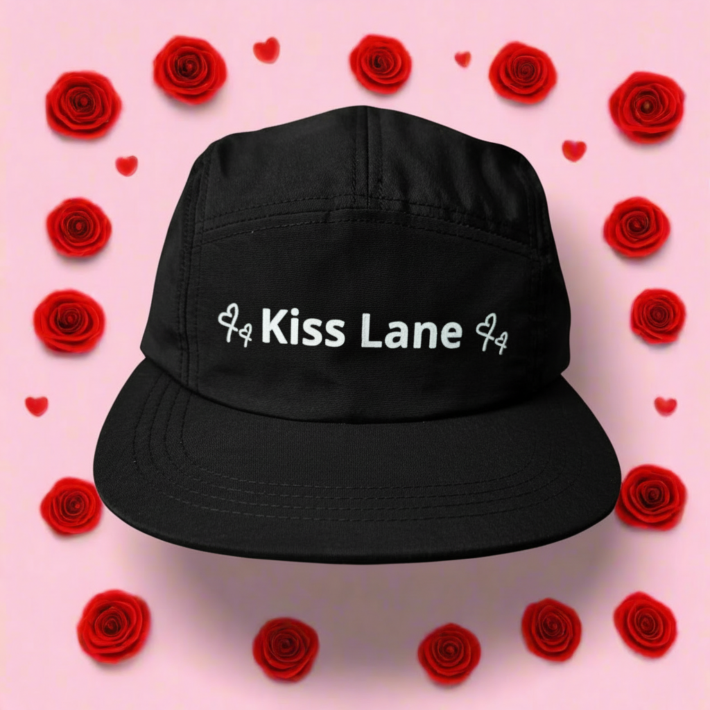 Kiss Lane Signature 5-Panel Hat | Lightweight Water-Resistant Unisex Cap