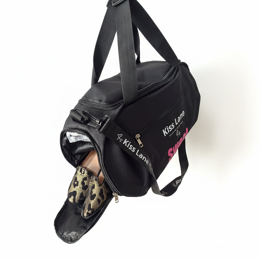Kiss Lane Sweat Gym Duffel Bag | Stylish Fitness & Travel Bag