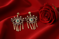 Emerald Eye Princess Earrings