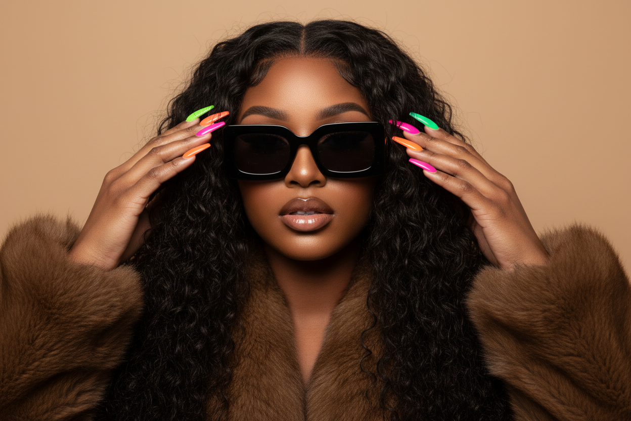 KL Gold Coco Black Shades