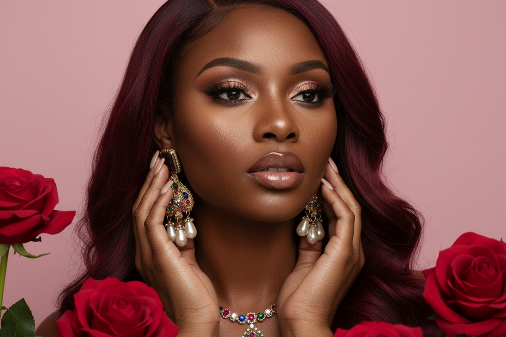 Heart Drops Earrings