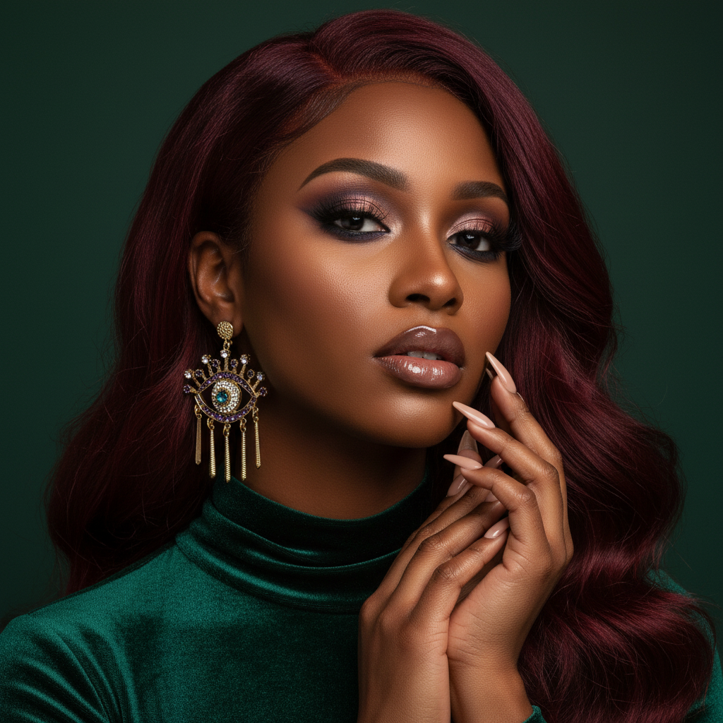 Emerald Eye Princess Earrings