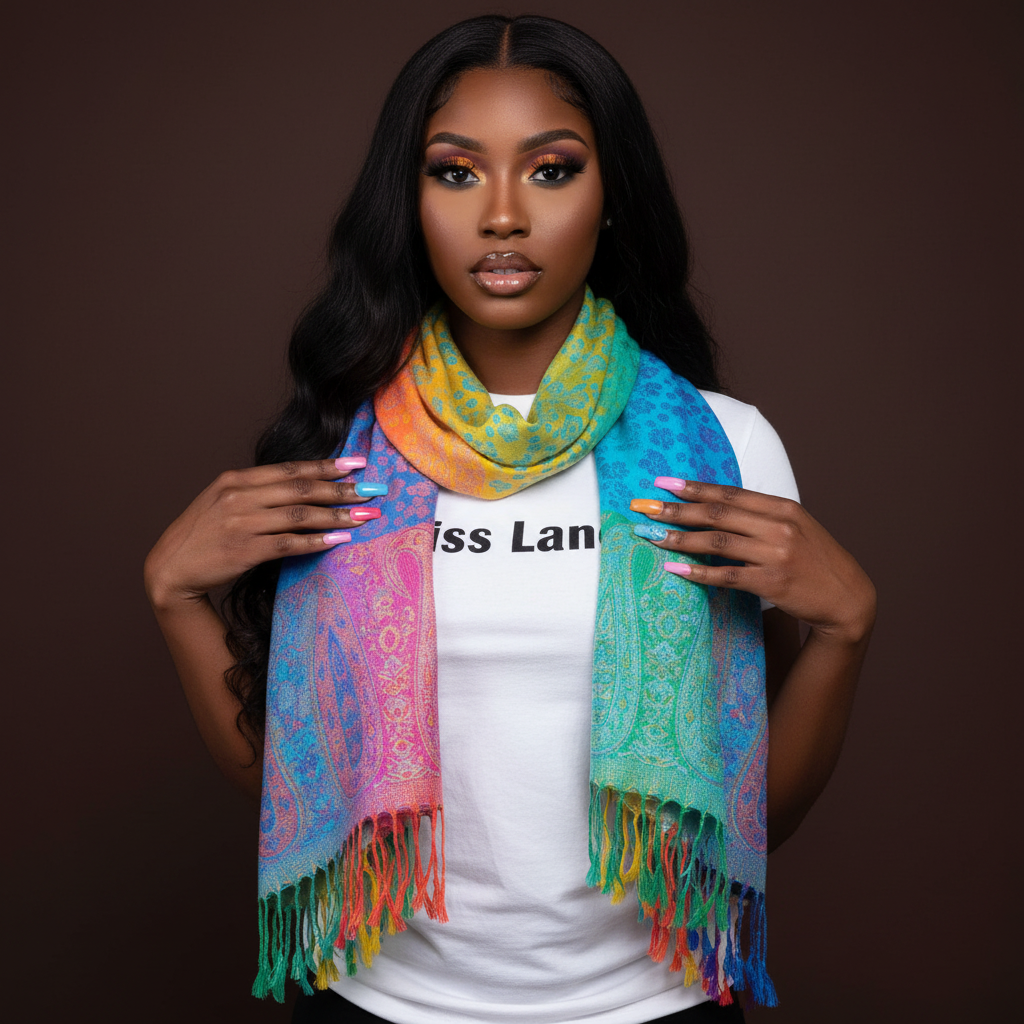 Jacquard Print Scarf