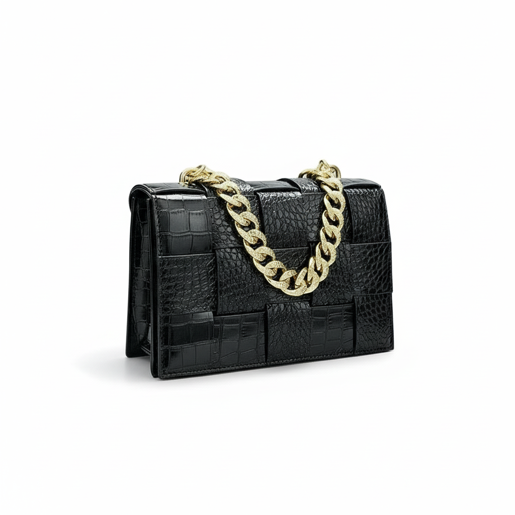 CHECKERED CHAIN (BLACK)