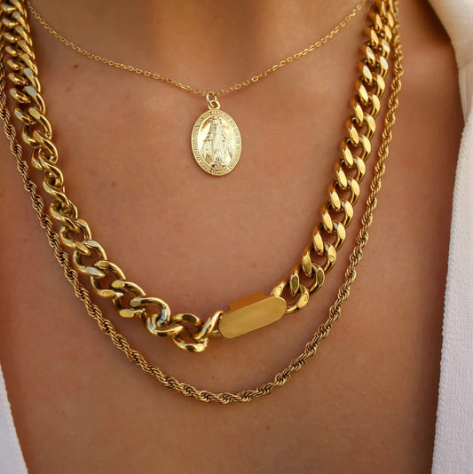 CUBAN CHIC - (GOLD) NECKLACE