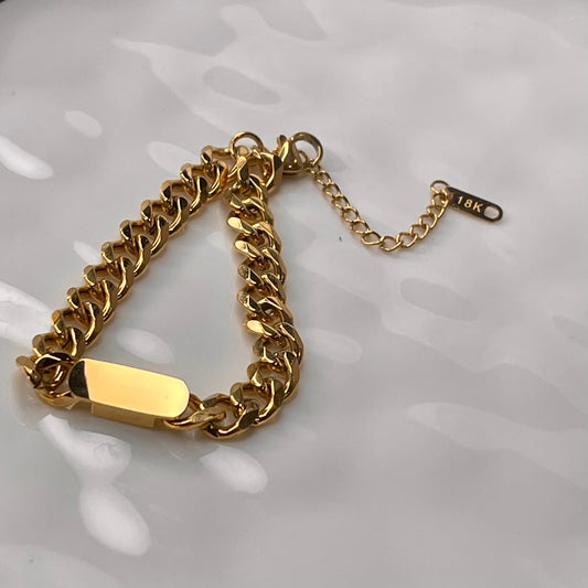 CUBAN CHIC - (GOLD) BRACELET