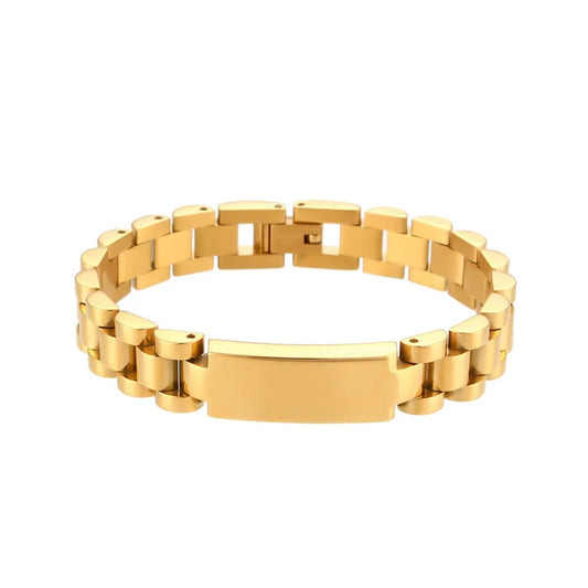 SCARLET - (PLAIN GOLD) BRACELET