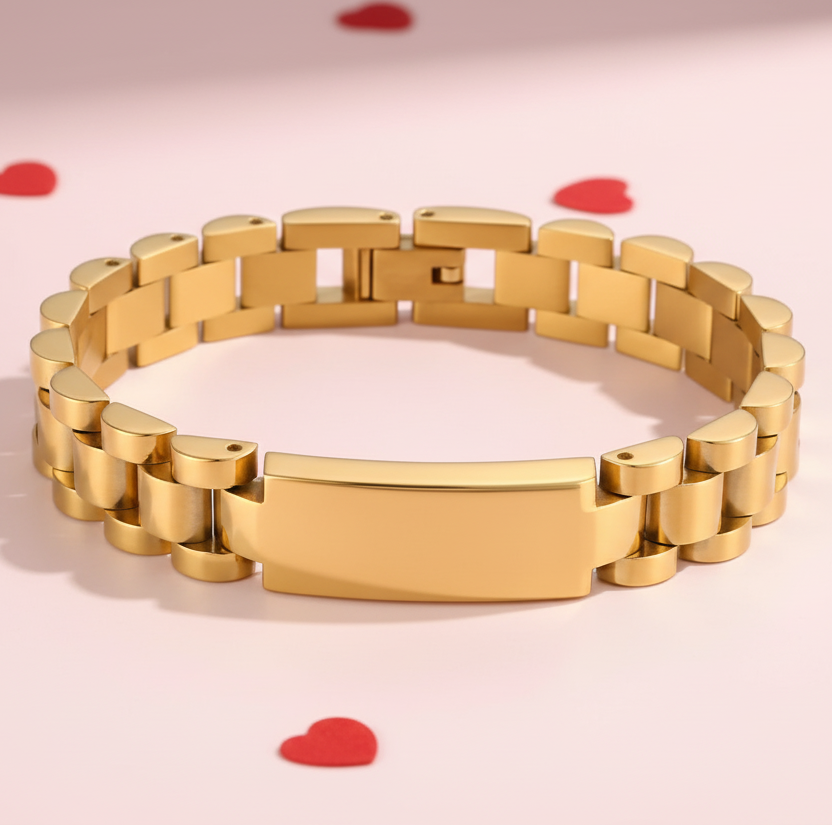 SCARLET - (PLAIN GOLD) BRACELET