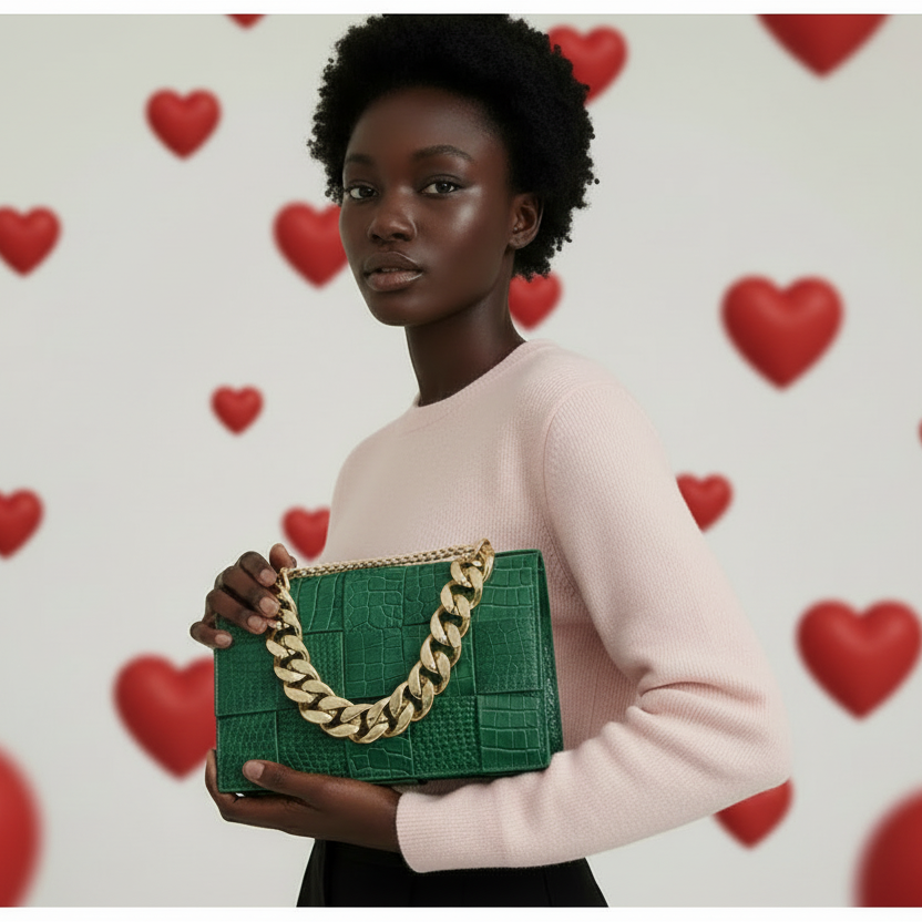 CHECKERED CHAIN (GREEN)