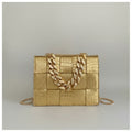 CHECKERED CHAIN (GOLD)