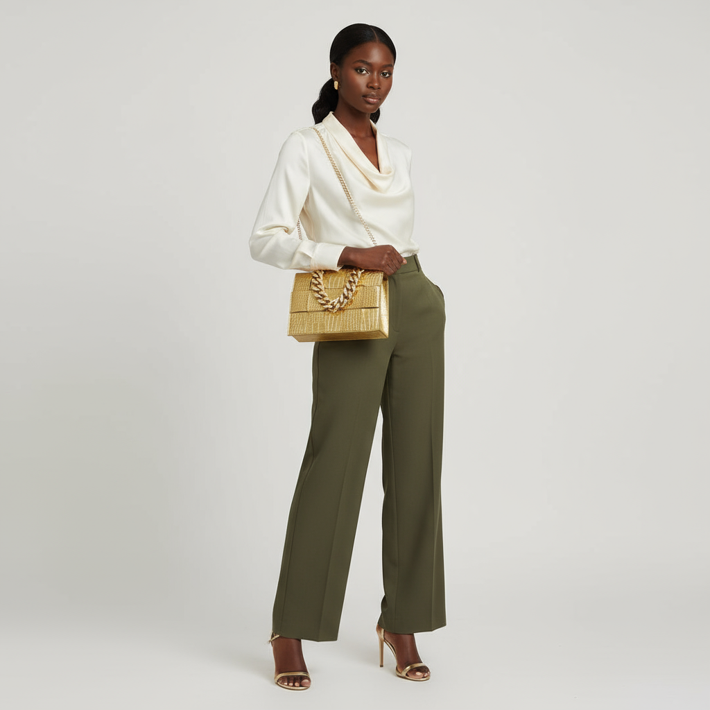 CHECKERED CHAIN (GOLD)