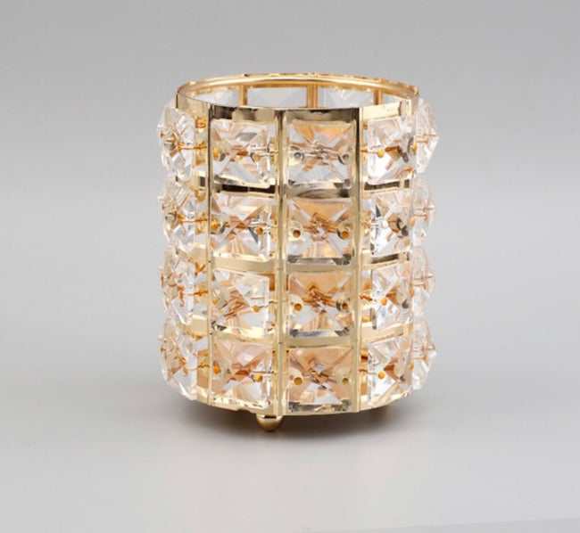 ELEGANT CRYSTAL BRUSHES HOLDER