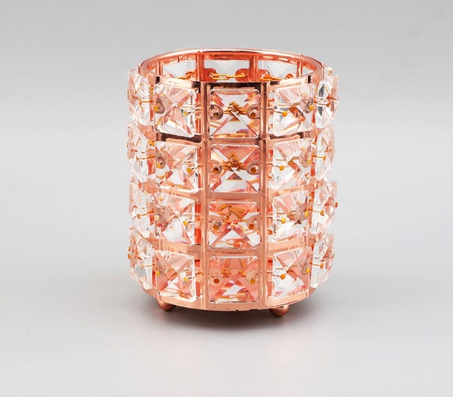 ELEGANT CRYSTAL BRUSHES HOLDER