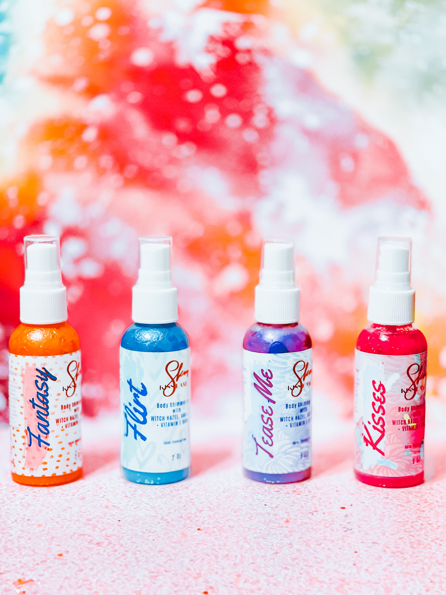 KISSES - Fragrance Body Shimmer Oil Spray