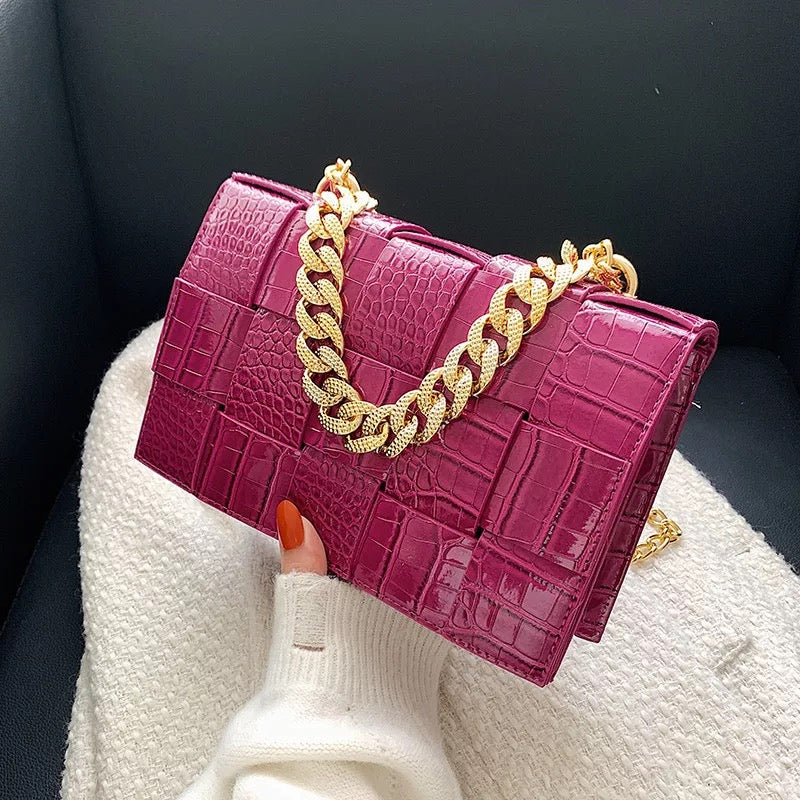 CHECKERED CHAIN (FUCHSIA)