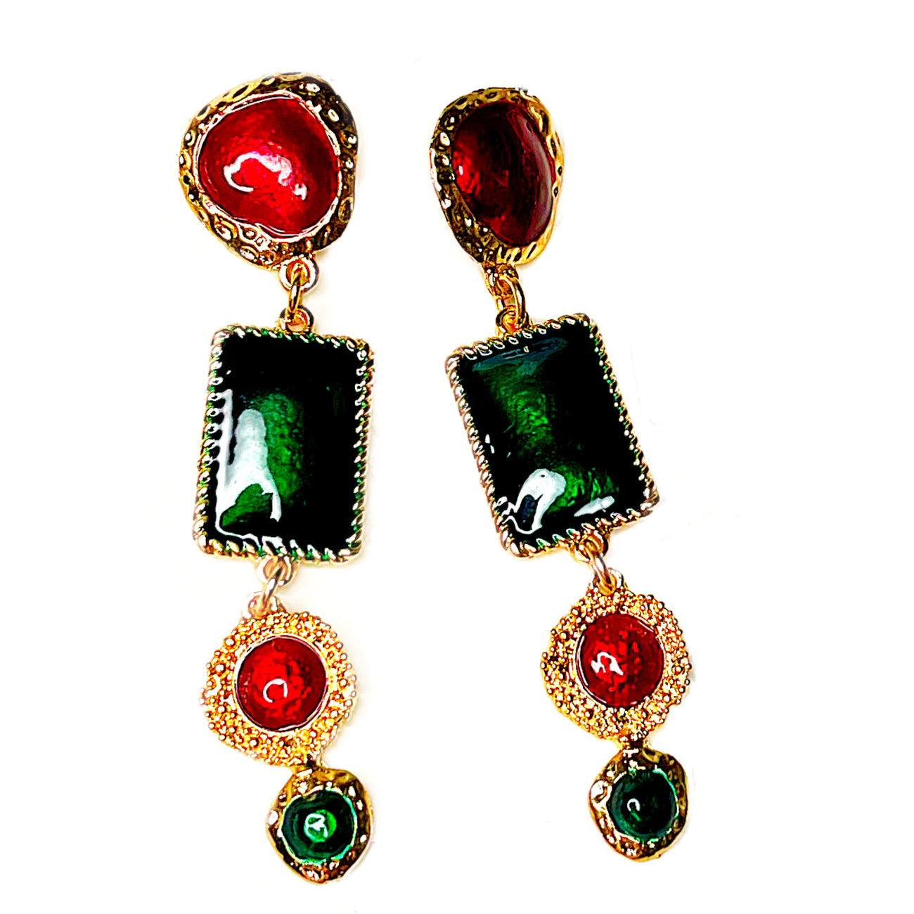 DROP N DAZZLE SHAPED EARRINGS